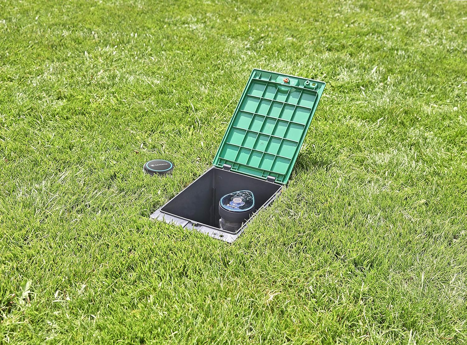 Gardena Bewässerungsventil 9 V Bluetooth: Mit Bluetooth App programmierbare Bewässerungssteuerung, Reichweite bis zu 10 m, 6 unabhängige Zeitpläne (01285-20)