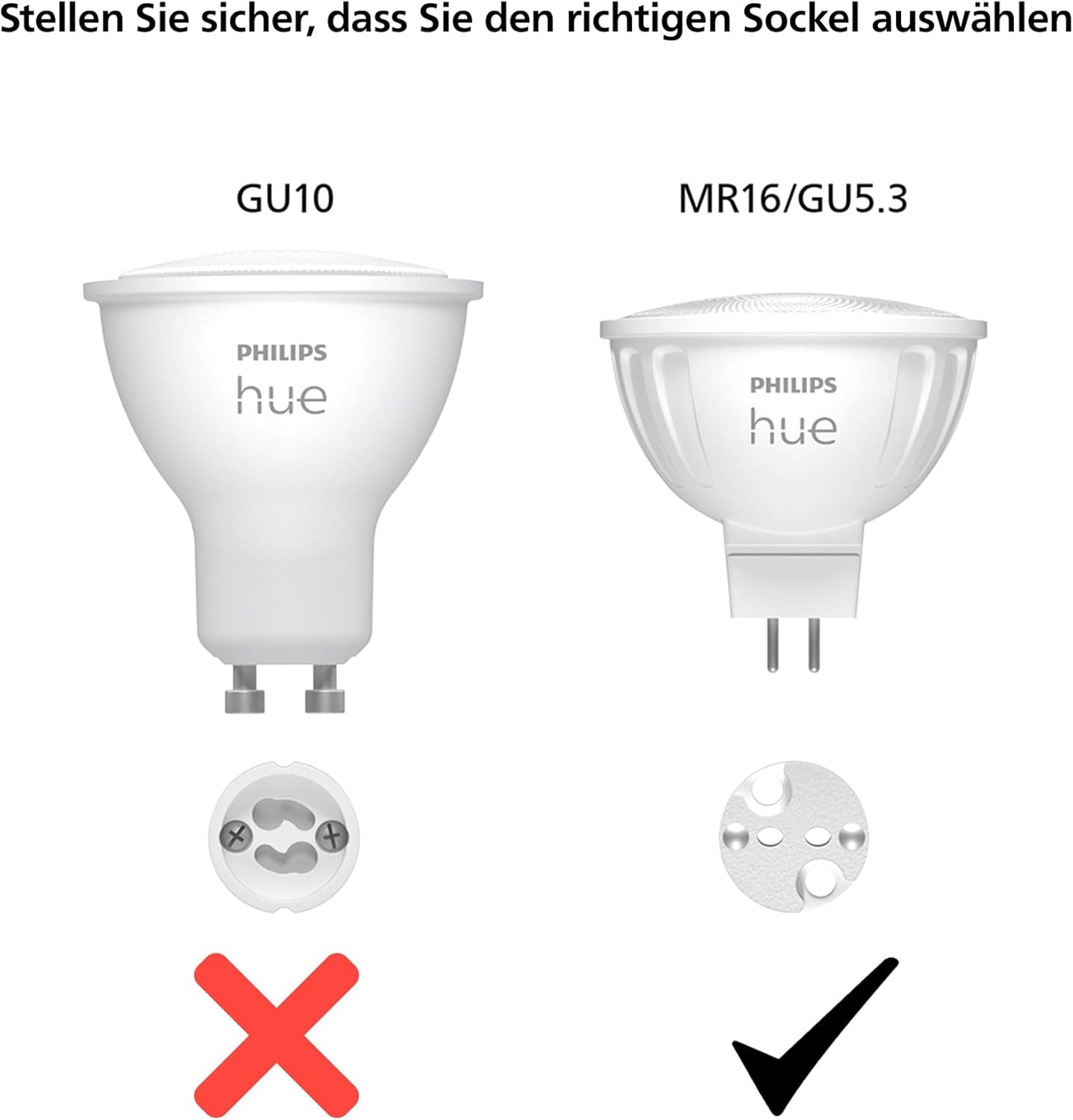 Philips Hue White Ambiance & Color MR16 LED Lampe 2er Pack, Dimmbare