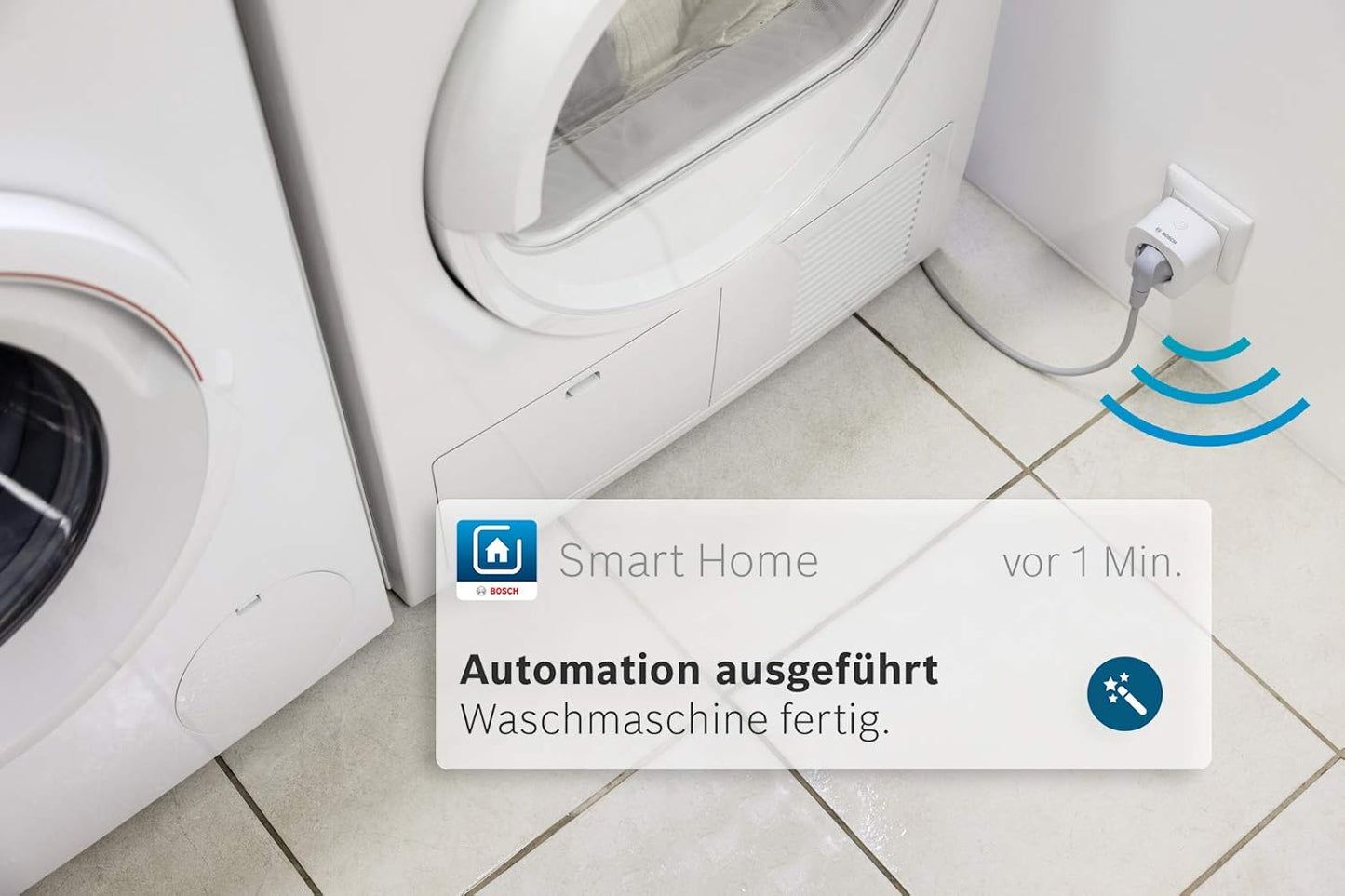 Bosch Smart Home Zwischenstecker Kompakt, Smarte Steckdose Mit App-Funktion