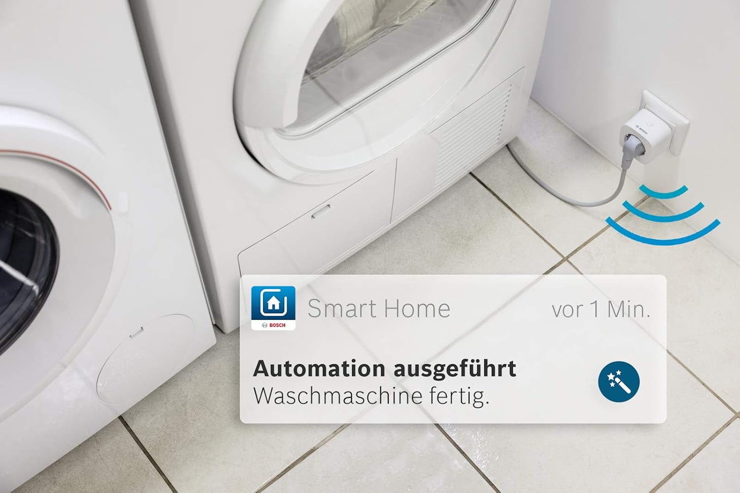Bosch Smart Home Zwischenstecker Kompakt, Smarte Steckdose Mit App-Funktion